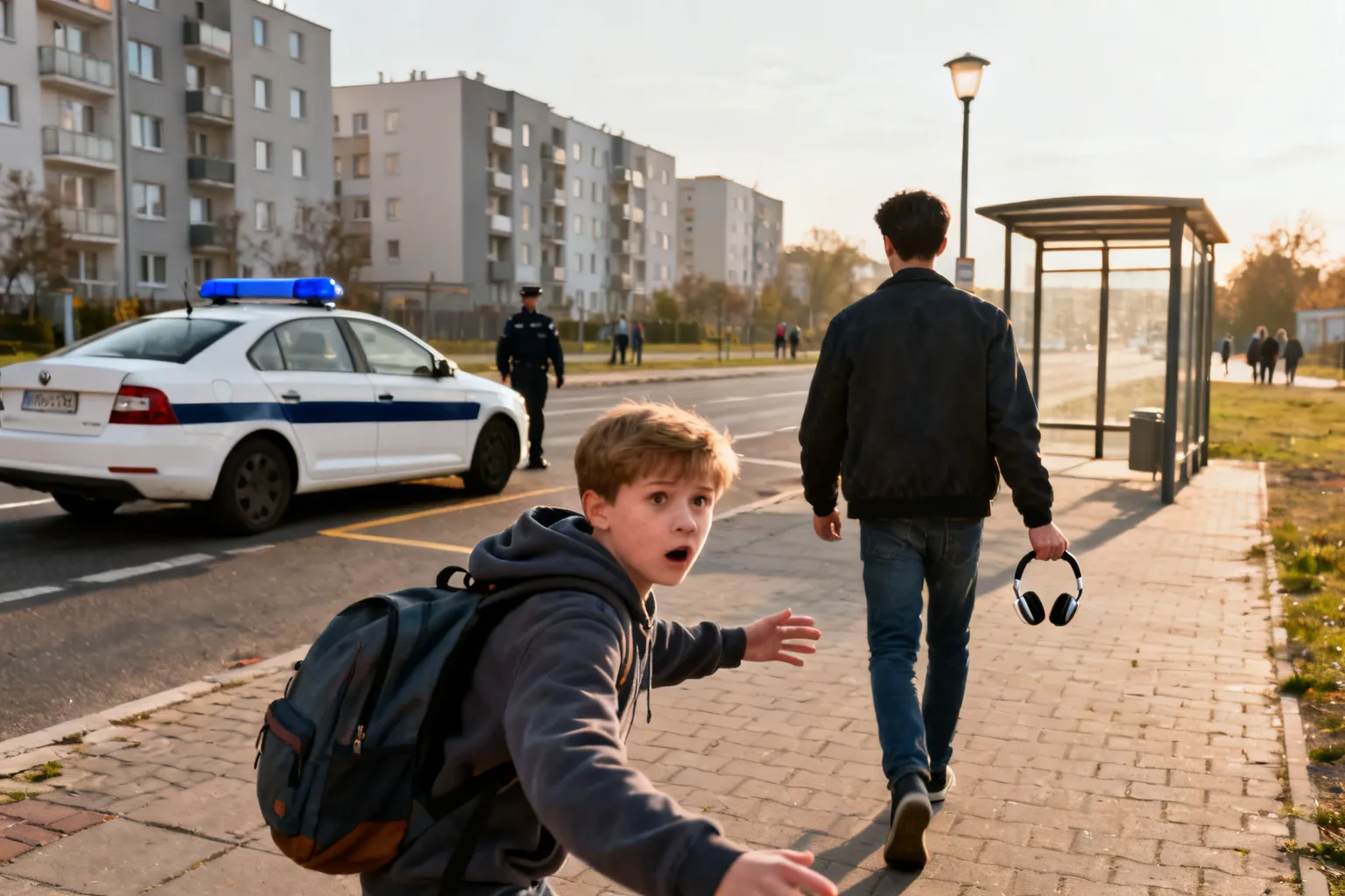 19-letni mieszkaniec Gdańska zabrał słuchawki 14-latkowi na przystanku