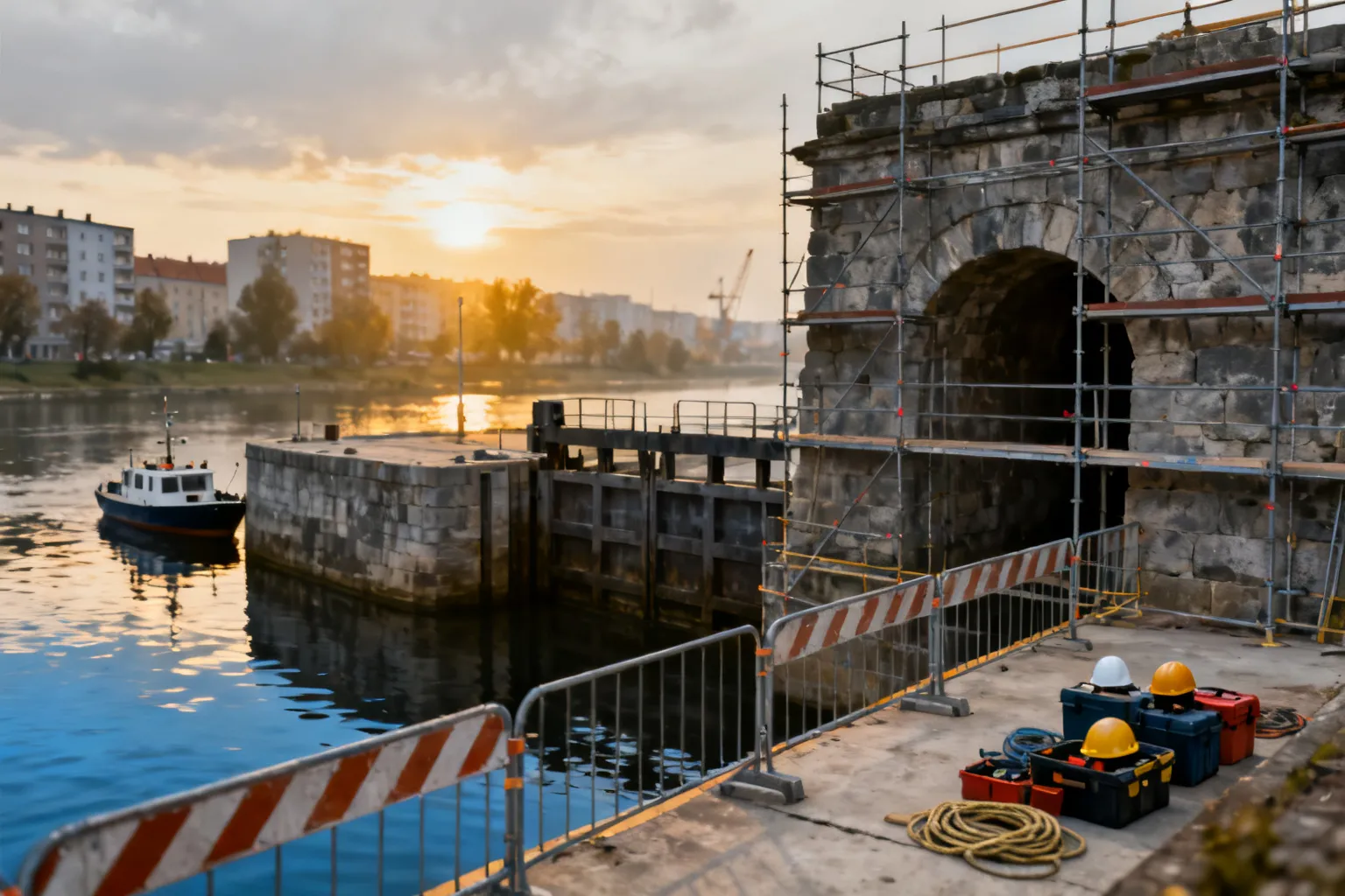 Śluza Kamienna Gdańsk remont 2024 — stan zabytku i odpowiedzialność