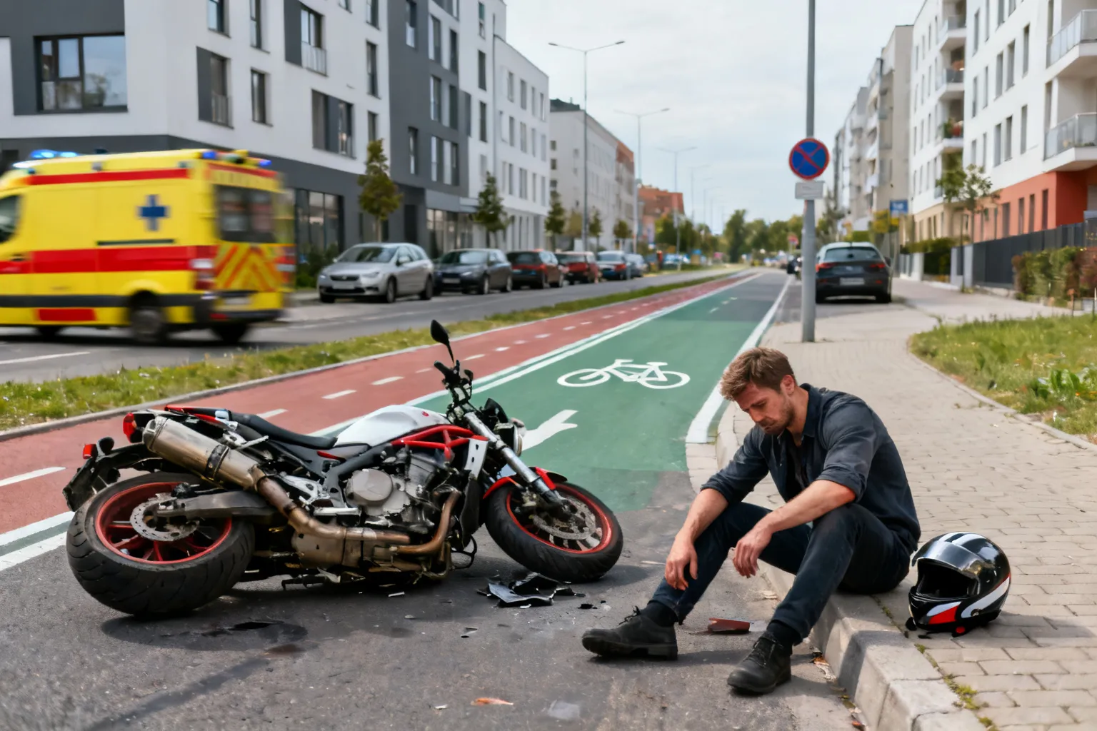 Wypadek motocykla Nowatorów Gdańsk — jedna osoba poszkodowana