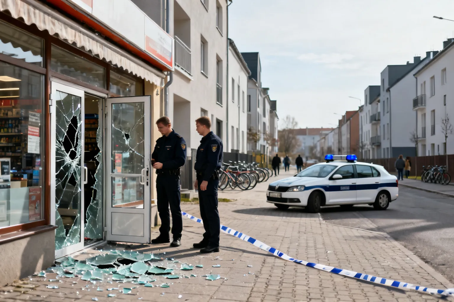 Włamanie do sklepu przy ul. Grobla w Gdańsku — dwóch mężczyzn zatrzymanych