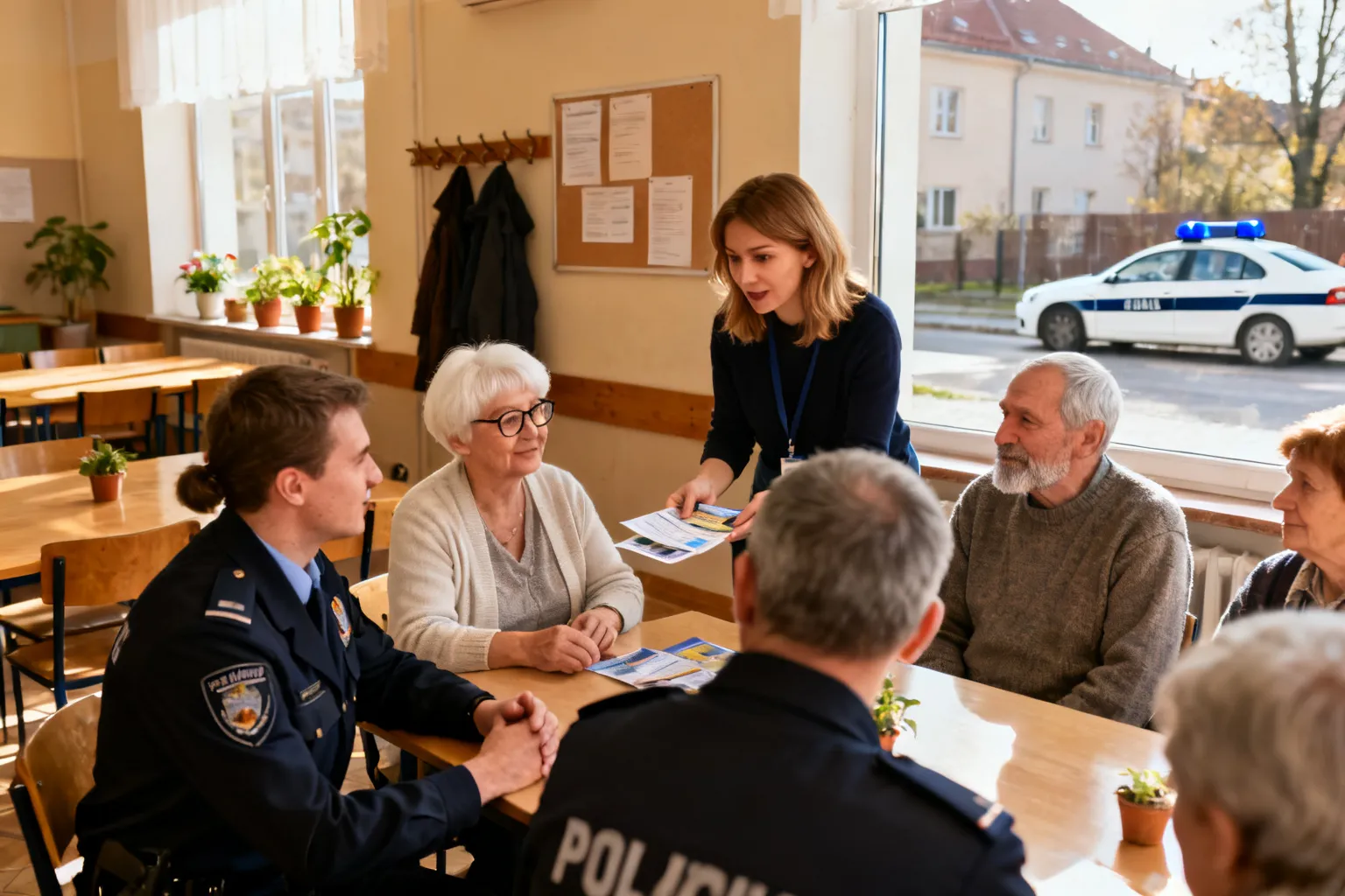 Policjanci spotkali się z seniorami Suchanina w klubie Suchanke