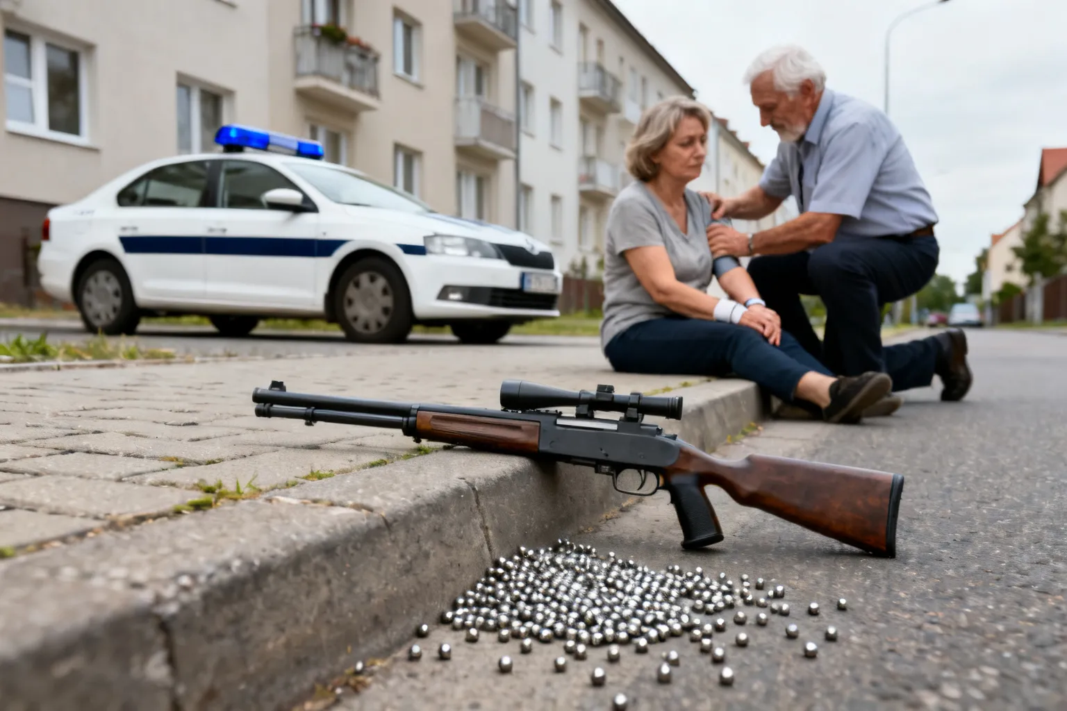 62-latek z Gdańska ranił 39-latkę śrutem z wiatrówki