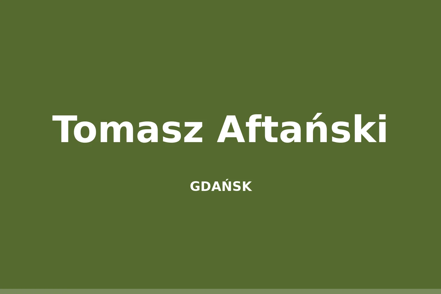 Tomasz Aftański