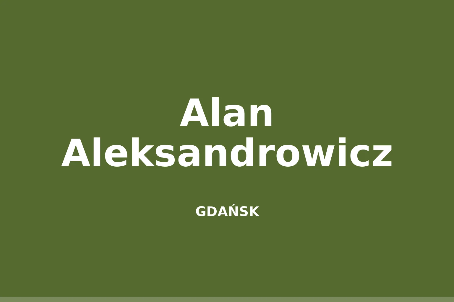 Alan Aleksandrowicz