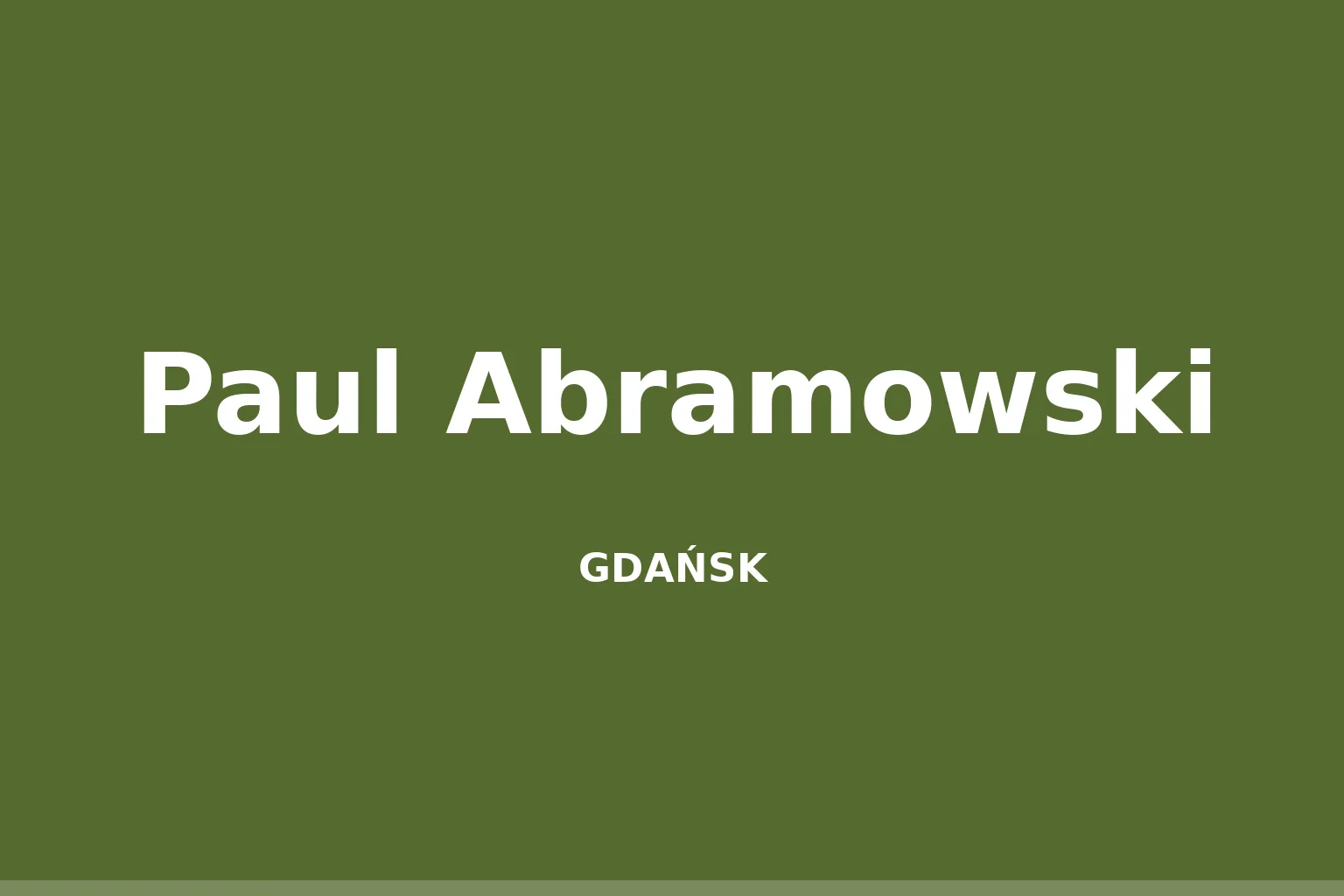 Paul Abramowski