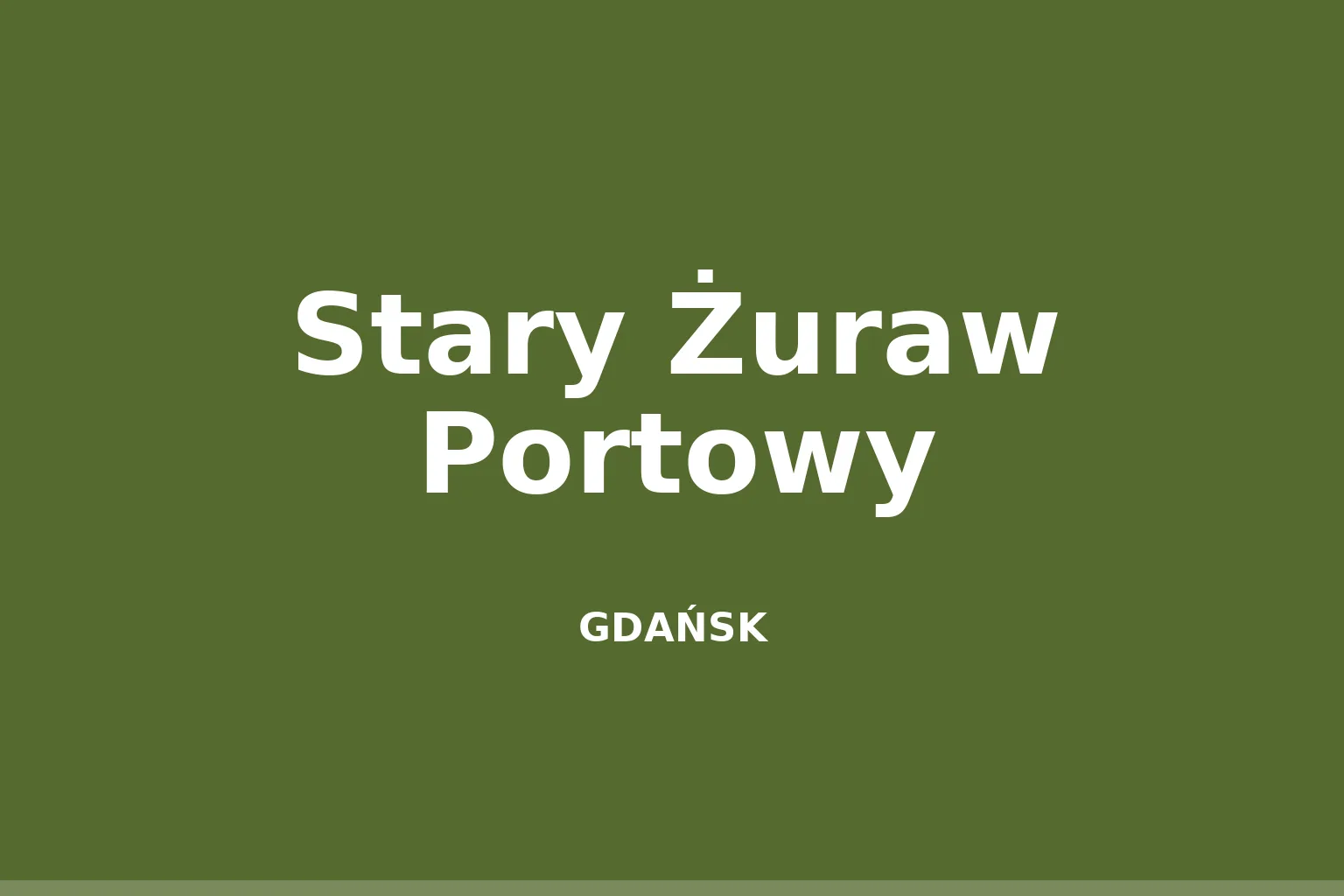Stary Żuraw Portowy